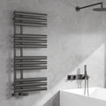 Chisa Designer Reina Steel Heated Towel Rail Radiator-Aman Plumbing & Heating Supplier Limited