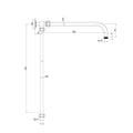 Downton shower rigid riser rail traditional brass - chrome-Aman Plumbing & Heating Supplier Limited