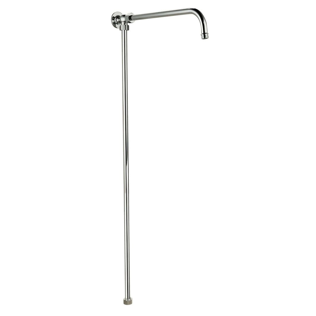 Downton shower rigid riser rail traditional brass - chrome-Aman Plumbing &amp; Heating Supplier Limited