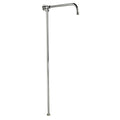 Downton shower rigid riser rail traditional brass - chrome-Aman Plumbing & Heating Supplier Limited