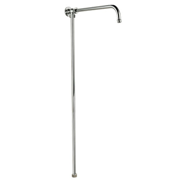 Downton shower rigid riser rail traditional brass - chrome-Aman Plumbing &amp; Heating Supplier Limited