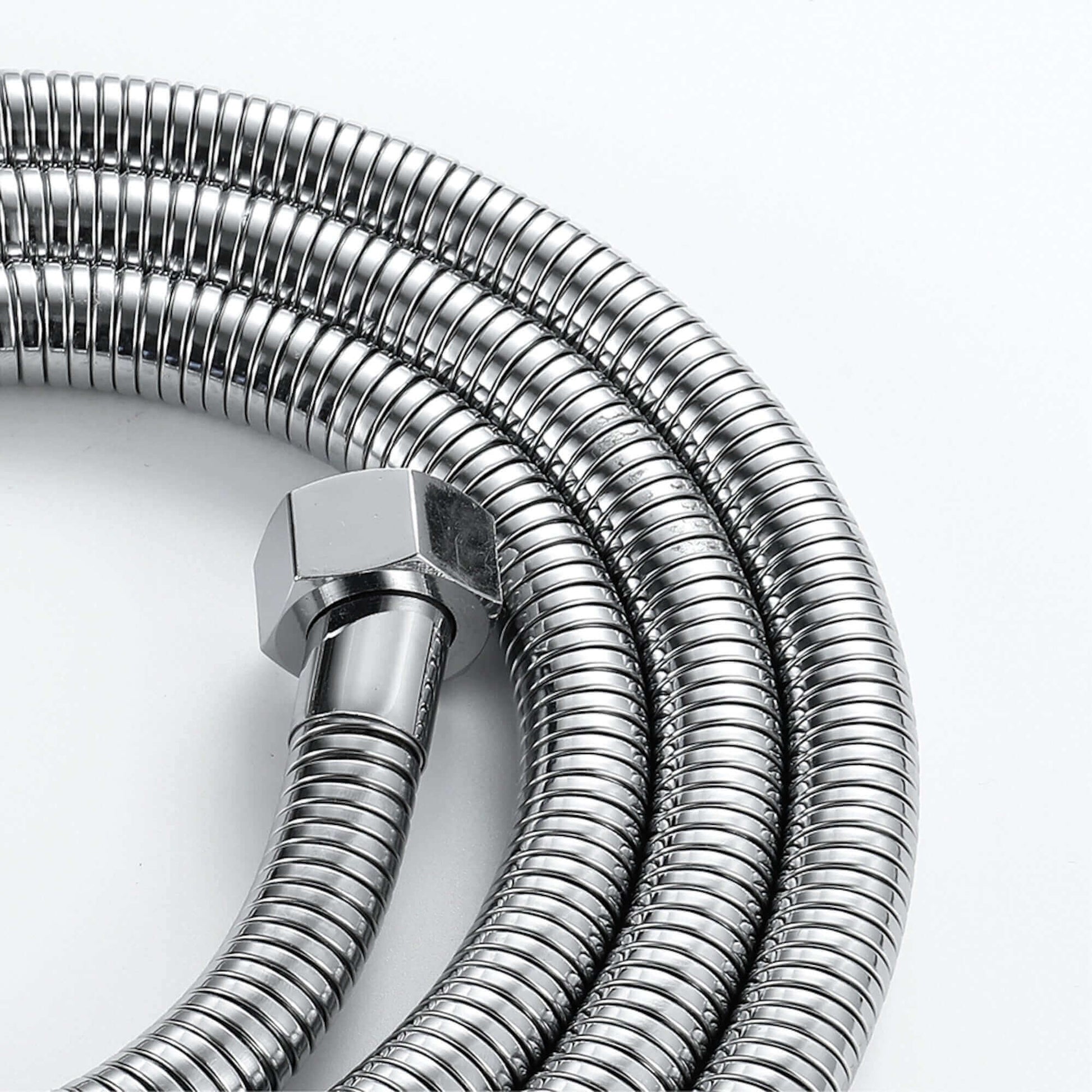Dune dual shower riser kit adjustable height angled round easy clean head 200mm, 3 setting handshower - chrome-Aman Plumbing &amp; Heating Supplier Limited