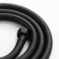 Enzo square thermostatic shower set two outlet with ultra slim 300mm shower head and handheld - matt black-Aman Plumbing & Heating Supplier Limited