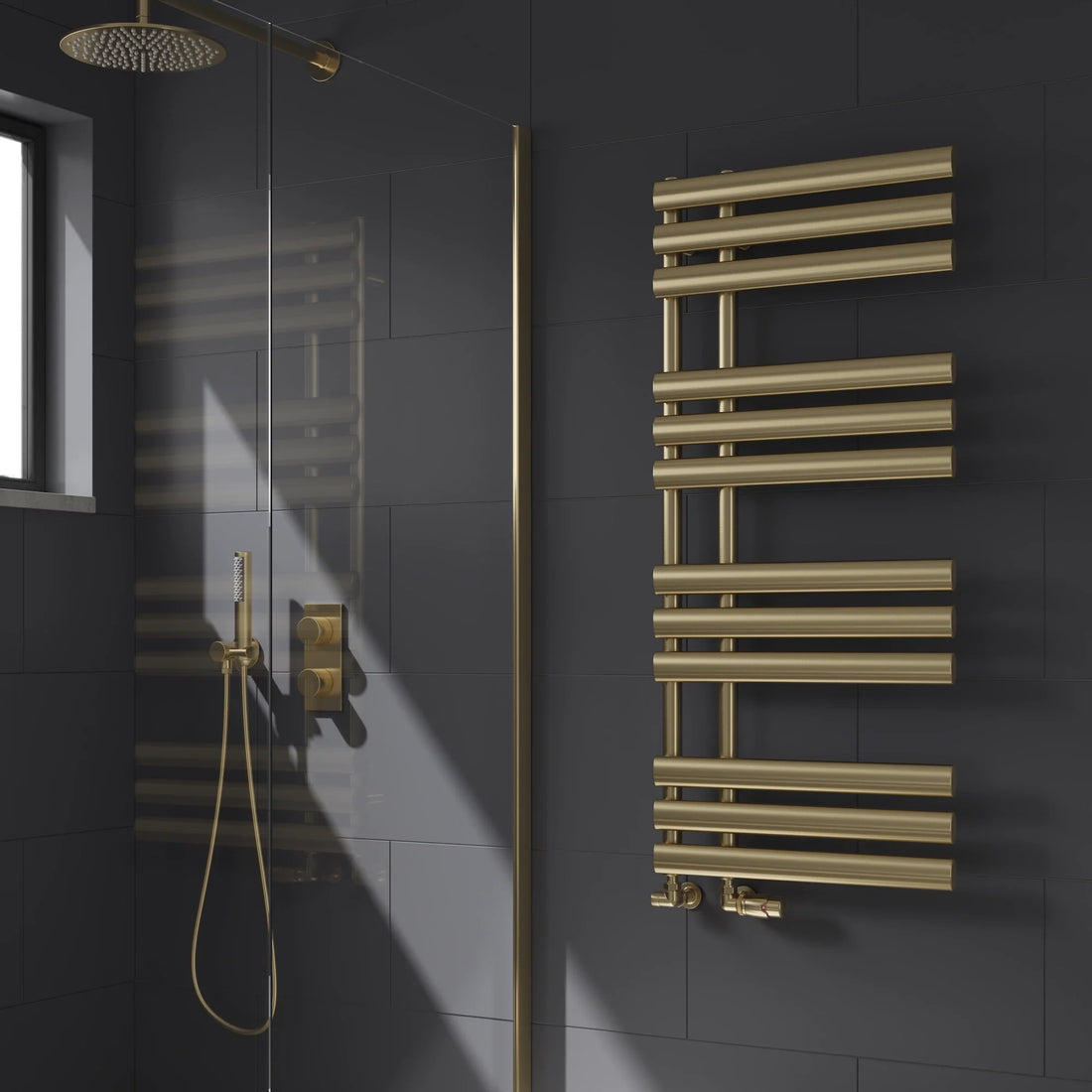 Chisa Designer Reina Steel Heated Towel Rail Radiator