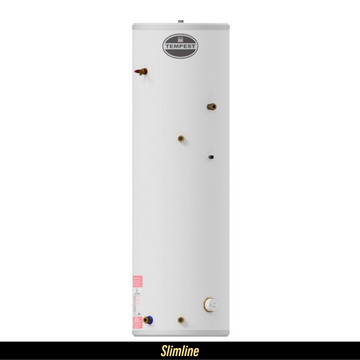Telford Tempest Slimline 250 Litre Indirect Unvented Hot Water Cylinder 510 Diameter TSMI250SL